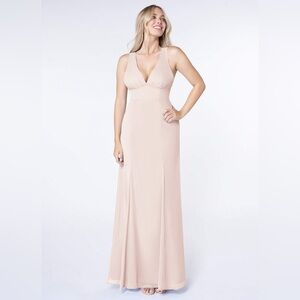 Azazie Christiana Dress in Rose Petal Color